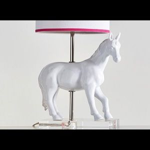 Horse base lamp and shade from pottery barn kids!